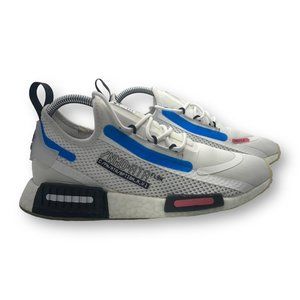 Adidas NMD R1 Spectoo NASA Cloud White Blue Sneakers Size 7.5 Women's FZ3209